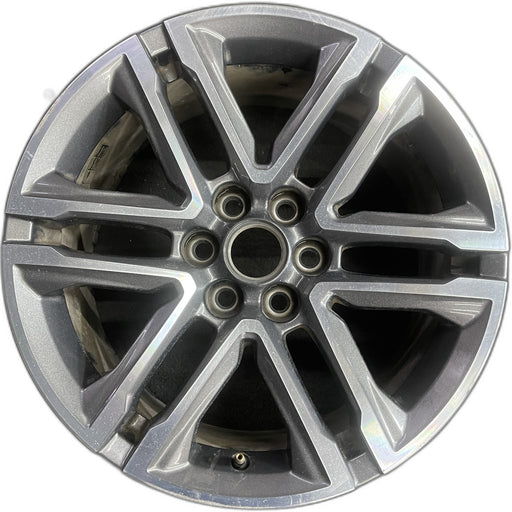 18" COLORADO 19 18x8.5, 6 split spoke Original OEM Wheel Rim - Front View