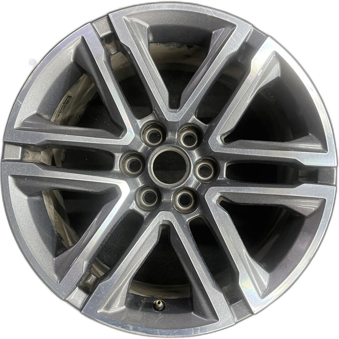 18" COLORADO 19 18x8.5, 6 split spoke Original OEM Wheel Rim - Front View