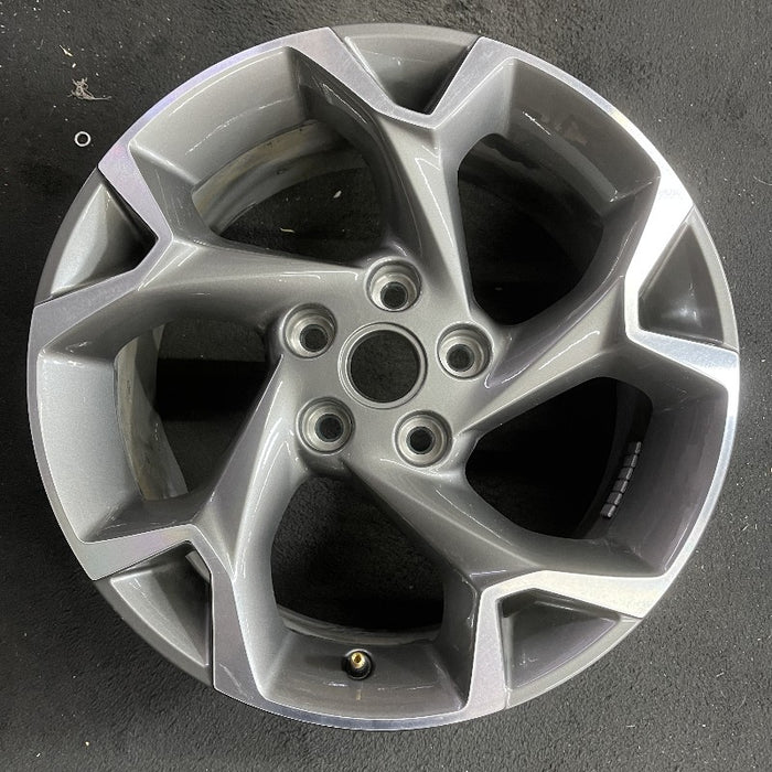 17" TRAX 24 17x7.5 gray opt Q7D Original OEM Wheel Rim - Front View