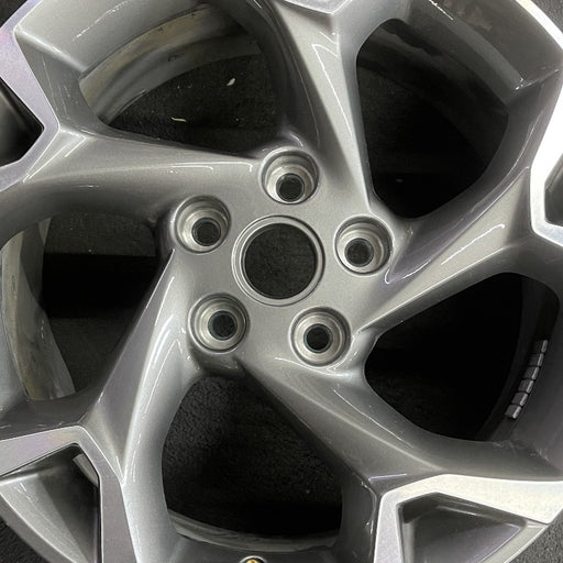 17" TRAX 24 17x7.5 gray opt Q7D Original OEM Wheel Rim - Angle View