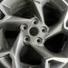 17" TRAX 24 17x7.5 gray opt Q7D Original OEM Wheel Rim - Angle View