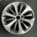 20" FORD F150 PICKUP 17 20x8.5 12 spoke machined face flash gray pockets - Front View