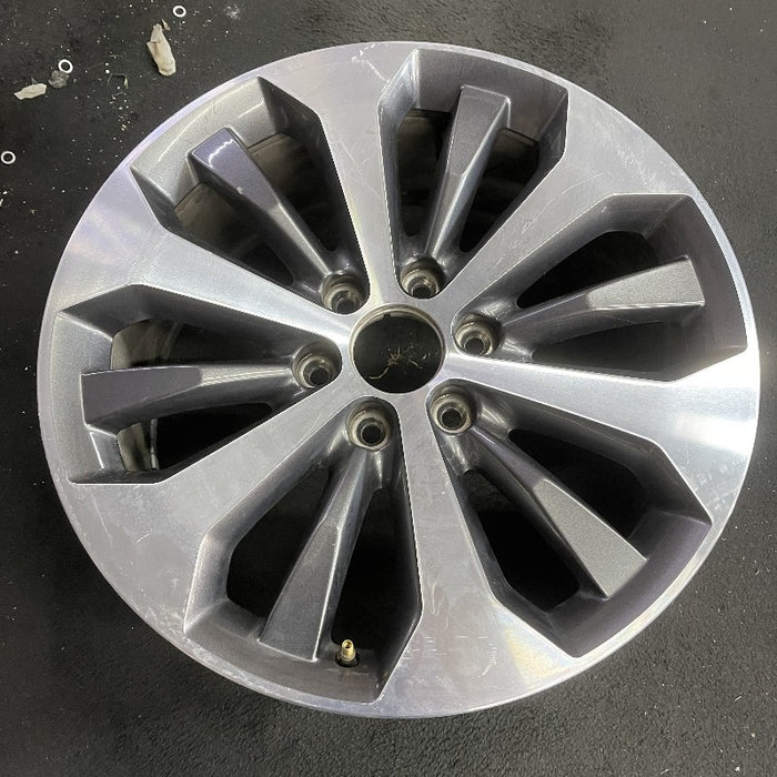 20" FORD F150 PICKUP 17 20x8.5 12 spoke machined face flash gray pockets - View 7