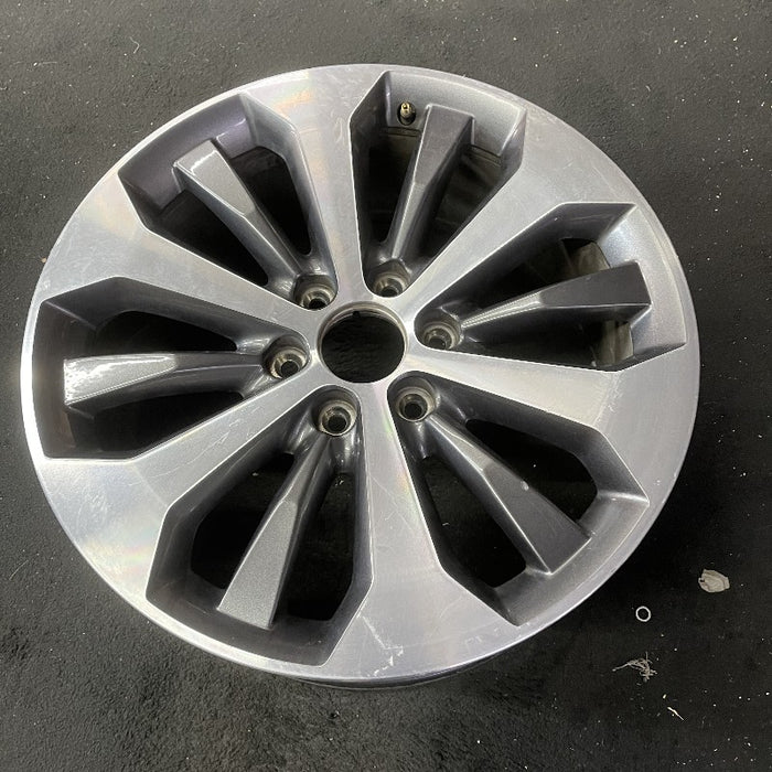 20" FORD F150 PICKUP 17 20x8.5 12 spoke machined face flash gray pockets - View 8