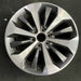20" FORD F150 PICKUP 17 20x8.5 12 spoke machined face flash gray pockets - Front View