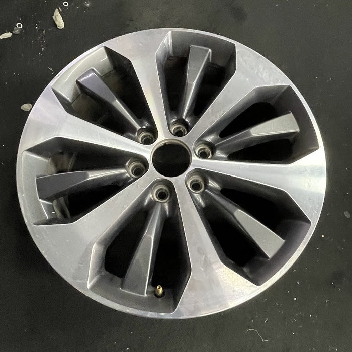 20" FORD F150 PICKUP 17 20x8.5 12 spoke machined face flash gray pockets - View 7