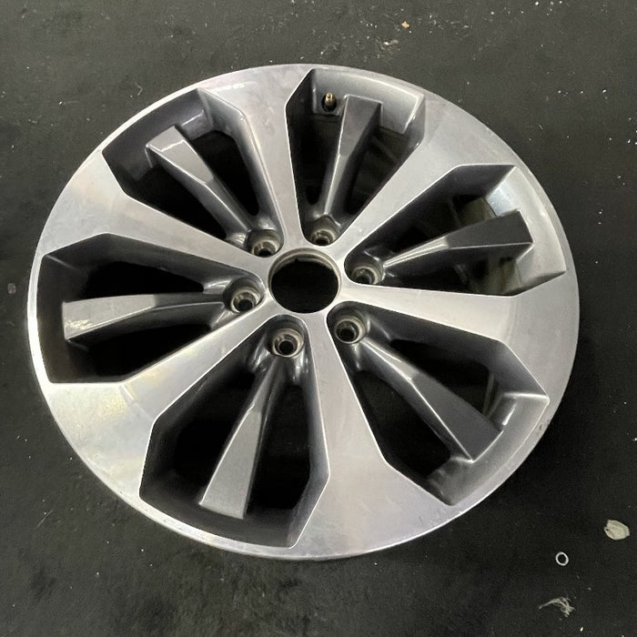 20" FORD F150 PICKUP 17 20x8.5 12 spoke machined face flash gray pockets - View 8