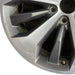 20" FORD F150 PICKUP 17 20x8.5 12 spoke machined face flash gray pockets - Back View