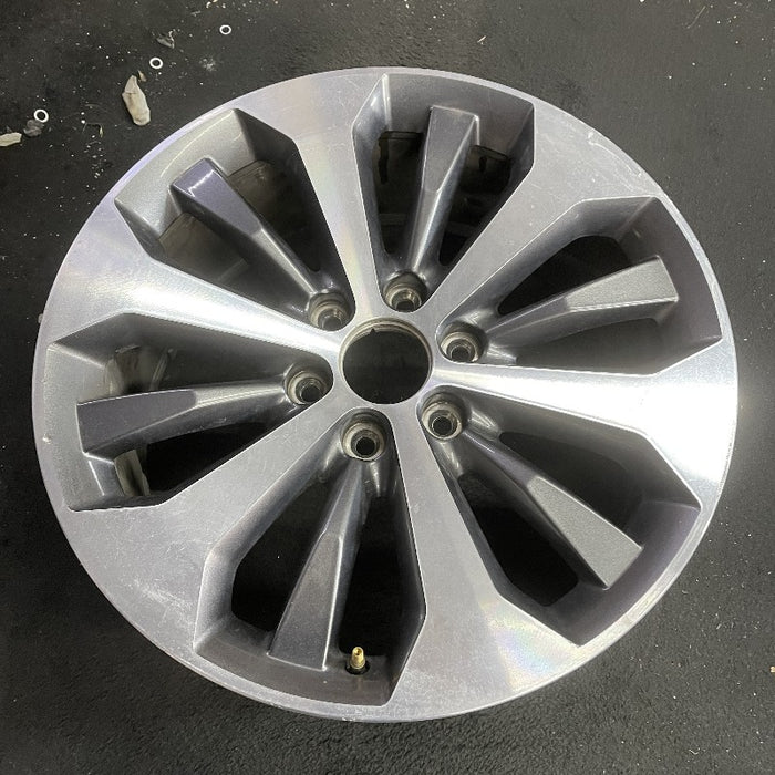 20" FORD F150 PICKUP 17 20x8.5 12 spoke machined face flash gray pockets - View 7