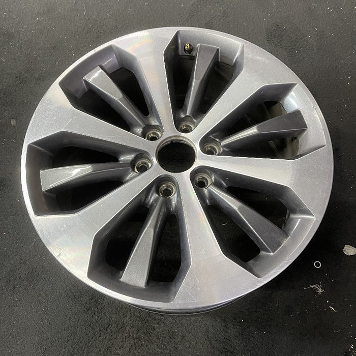 20" FORD F150 PICKUP 17 20x8.5 12 spoke machined face flash gray pockets - View 8