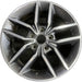 18" GRAND CHEROKEE 17 18x8, aluminum, w/o 75th Anniversary package; polished - Front View