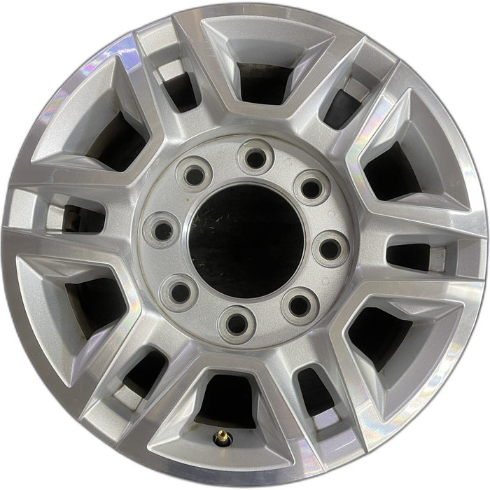 17" SIERRA 2500 PICKUP 20-24 17x7.5, aluminum Original OEM Wheel Rim - Front View