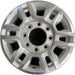 17" SIERRA 2500 PICKUP 20-24 17x7.5, aluminum Original OEM Wheel Rim - Front View