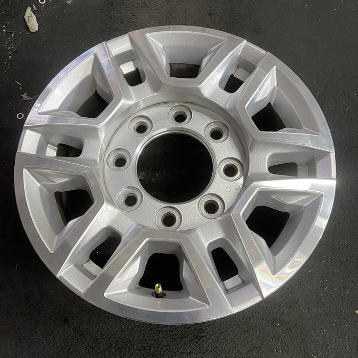 17" SIERRA 2500 PICKUP 20-24 17x7.5, aluminum Original OEM Wheel Rim - Side Profile