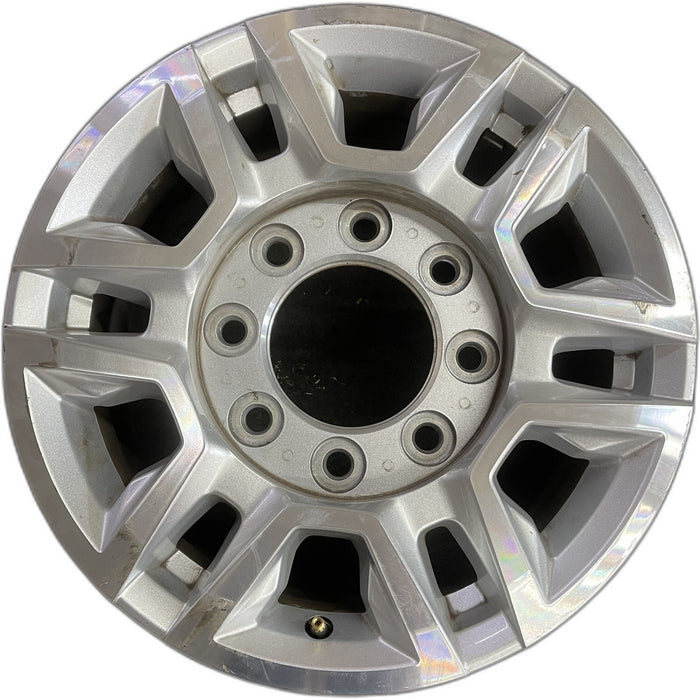 17" SIERRA 2500 PICKUP 20-24 17x7.5, aluminum Original OEM Wheel Rim - Front View