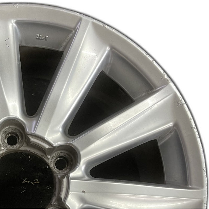 20" LEXUS LX570 08-09 20x8.5 alloy 10 spoke exc. chrome Original OEM Wheel Rim - Side Profile