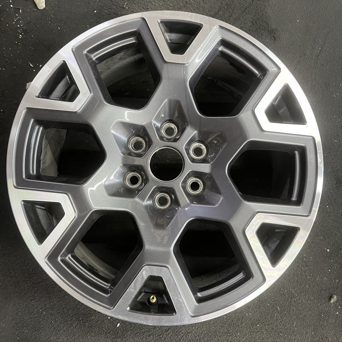 20" FORD F150 PICKUP 25 20x8.5, , single spoke, , silver Original OEM Wheel Rim - Angle View
