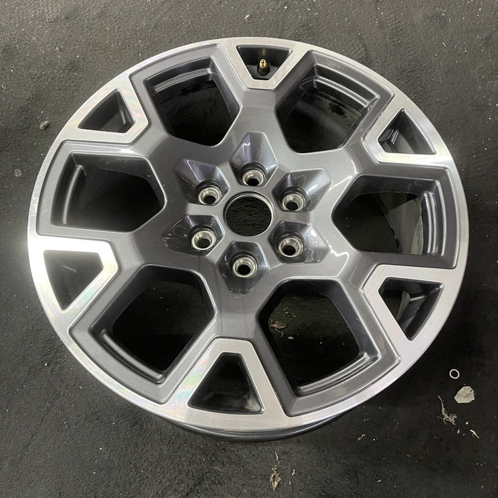 20" FORD F150 PICKUP 25 20x8.5, , single spoke, , silver Original OEM Wheel Rim - Close-Up Detail