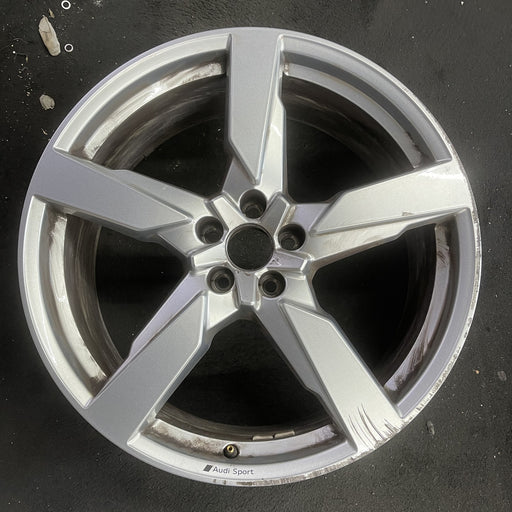 21" AUDI SQ5 21-22 21x8.5 , , single spoke Original OEM Wheel Rim - Angle View