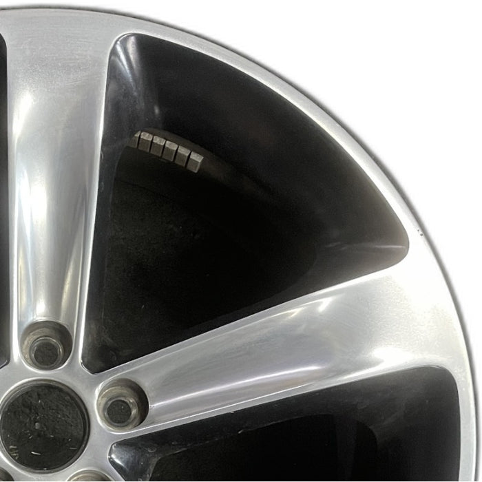 20" CHALLENGER 15-17 20x8 aluminum 5 individual spokes polished with pockets - Side Profile