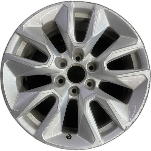 20" SIERRA 1500 PICKUP 19 , 20x9, 10 spoke, opt NZP Original OEM Wheel Rim - Front View