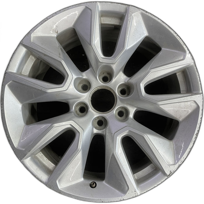 20" SIERRA 1500 PICKUP 19 , 20x9, 10 spoke, opt NZP Original OEM Wheel Rim - Front View