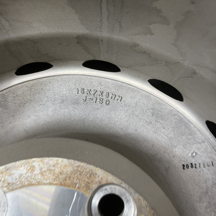 15" FLEETWOOD 93 RWD, 15x7 , web design Original OEM Wheel Rim - Back View