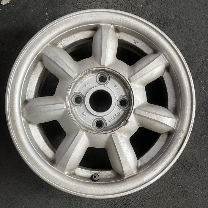 14" MAZDA MX-5 MIATA 90-92 14x5.5, alloy Original OEM Wheel Rim - Angle View