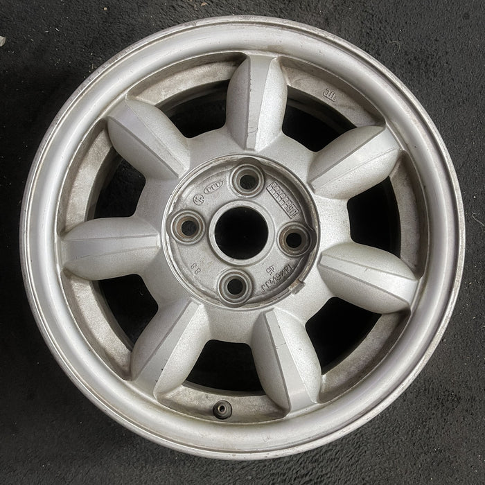 14" MAZDA MX-5 MIATA 90-92 14x5.5, alloy Original OEM Wheel Rim - Angle View