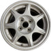 14" MAZDA MX-5 MIATA 94 14x6 alloy 7 spoke pewter Original OEM Wheel Rim - Front View