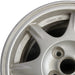 14" MAZDA MX-5 MIATA 94 14x6 alloy 7 spoke pewter Original OEM Wheel Rim - Angle View