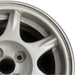 14" MAZDA MX-5 MIATA 94 14x6 alloy 7 spoke pewter Original OEM Wheel Rim - Side Profile