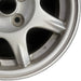 14" MAZDA MX-5 MIATA 94 14x6 alloy 7 spoke pewter Original OEM Wheel Rim - Close-Up Detail