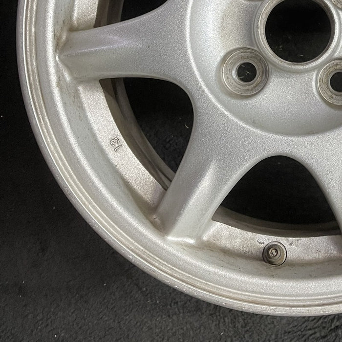 14" MAZDA MX-5 MIATA 94 14x6 alloy 7 spoke pewter Original OEM Wheel Rim - Additional View