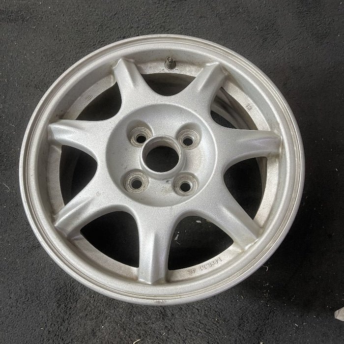 14" MAZDA MX-5 MIATA 94 14x6 alloy 7 spoke pewter Original OEM Wheel Rim - View 8