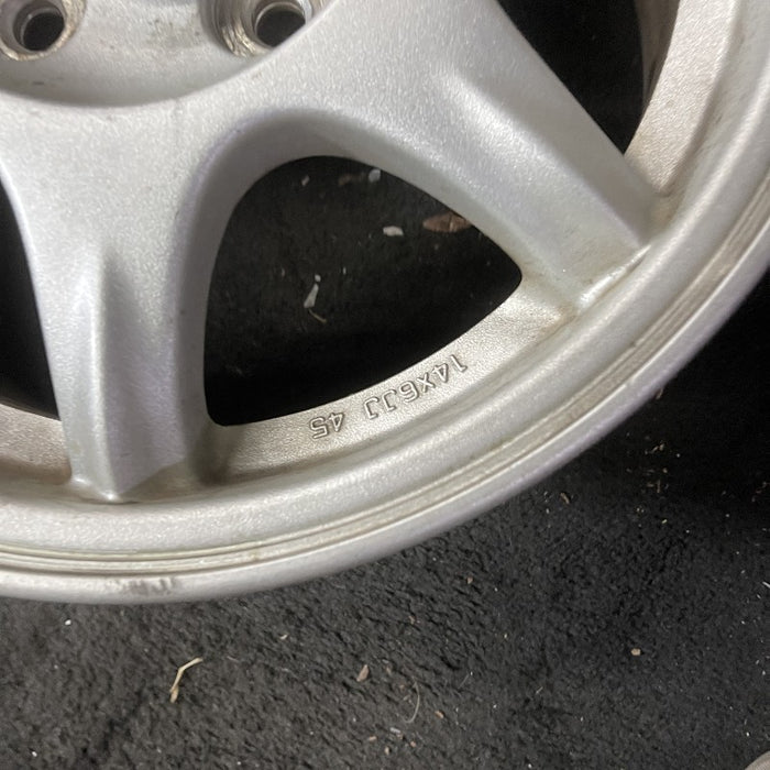 14" MAZDA MX-5 MIATA 94 14x6 alloy 7 spoke pewter Original OEM Wheel Rim - View 9