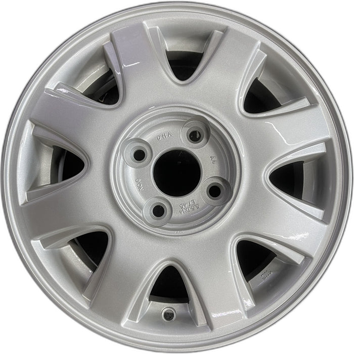 14" AVEO 04-05 14x5.5, aluminum, Original OEM Wheel Rim - Front View