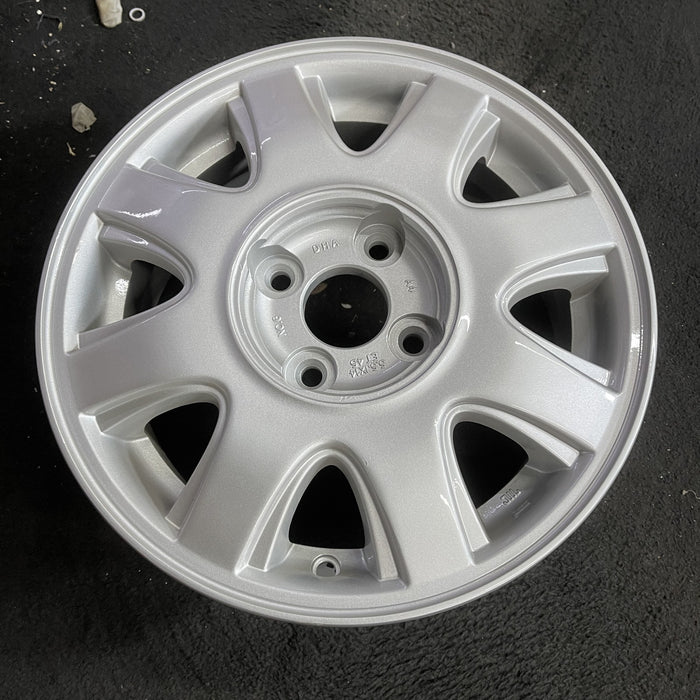 14" AVEO 04-05 14x5.5, aluminum, Original OEM Wheel Rim - Side Profile