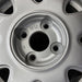 14" AVEO 04-05 14x5.5, aluminum, Original OEM Wheel Rim - Back View