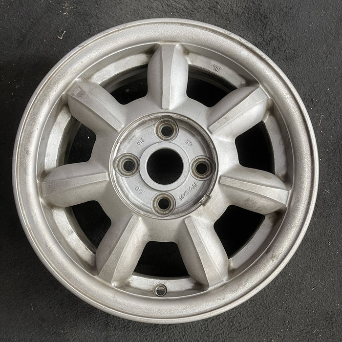 14" MAZDA MX-5 MIATA 90-92 14x5.5, alloy Original OEM Wheel Rim - Angle View