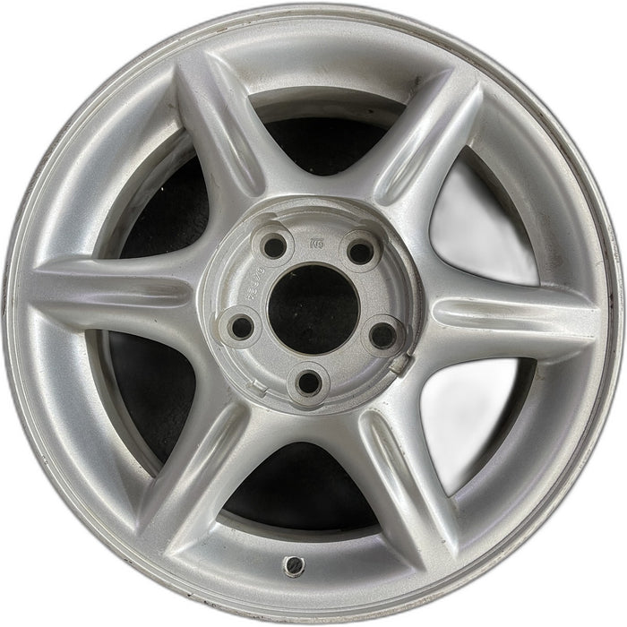 16" ALERO 01-04 16x6.5, , sparkle silver Original OEM Wheel Rim - Front View