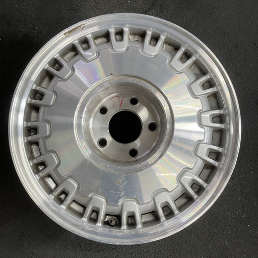 16" DEVILLE 97 16x7 , 32 rib, brushed finish Original OEM Wheel Rim - Angle View