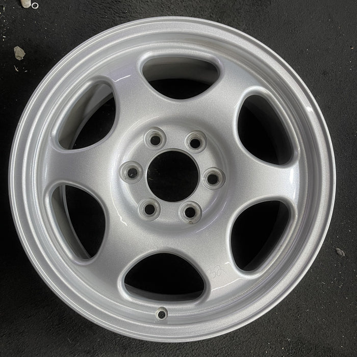 18" FORD F150 PICKUP 15-20 18x7.5, aluminum, 6 spoke, silver, spare, Original - Angle View