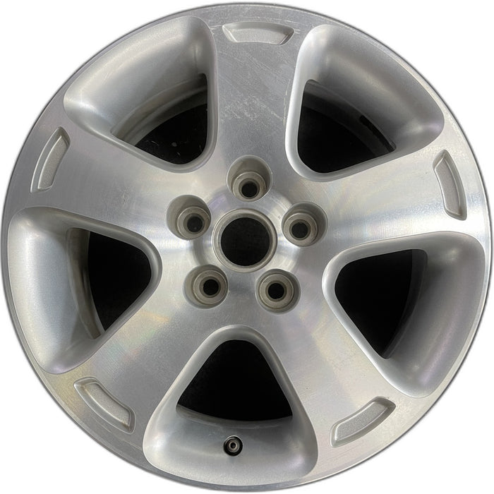 16" HHR 06-07 16x6.5, aluminum, , machined finish Original OEM Wheel Rim - Front View
