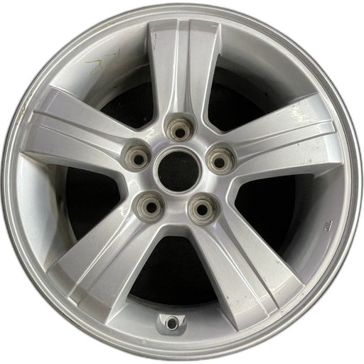 16" SPORTAGE 07-08 16x6.5 alloy 5 spoke ID 529101F350 Original OEM Wheel Rim - Front View