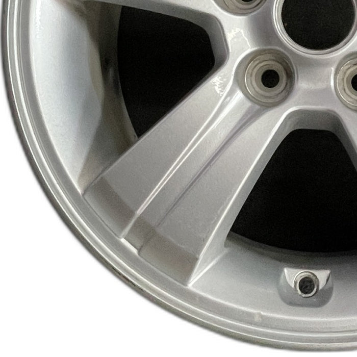 16" SPORTAGE 07-08 16x6.5 alloy 5 spoke ID 529101F350 Original OEM Wheel Rim - Back View