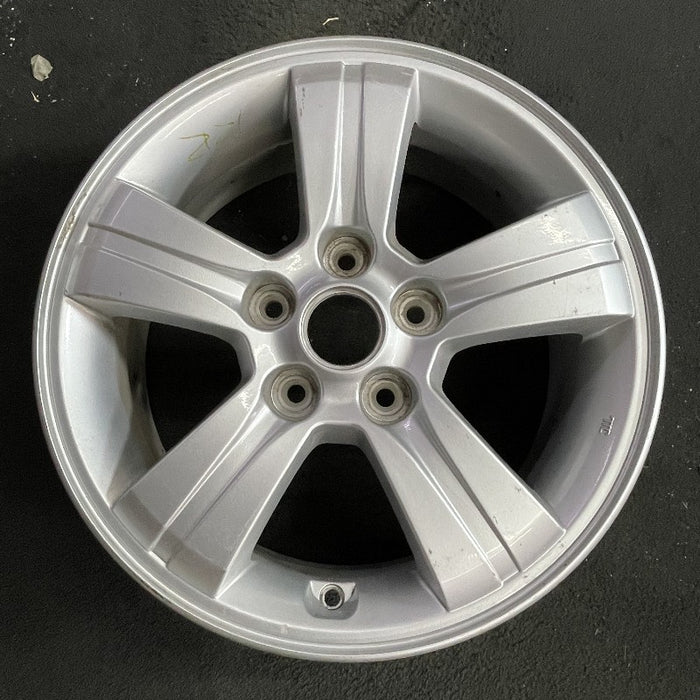 16" SPORTAGE 07-08 16x6.5 alloy 5 spoke ID 529101F350 Original OEM Wheel Rim - Additional View