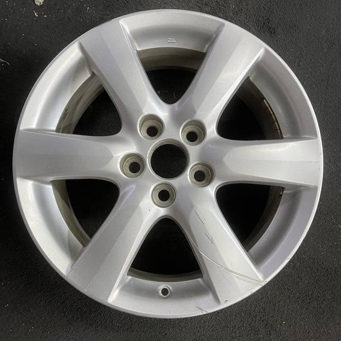 17" RAV4 06-08 17x7 , 6 spoke Original OEM Wheel Rim - Angle View