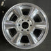 17" ENVOY 02-03 , aluminum, polished Original OEM Wheel Rim - Angle View