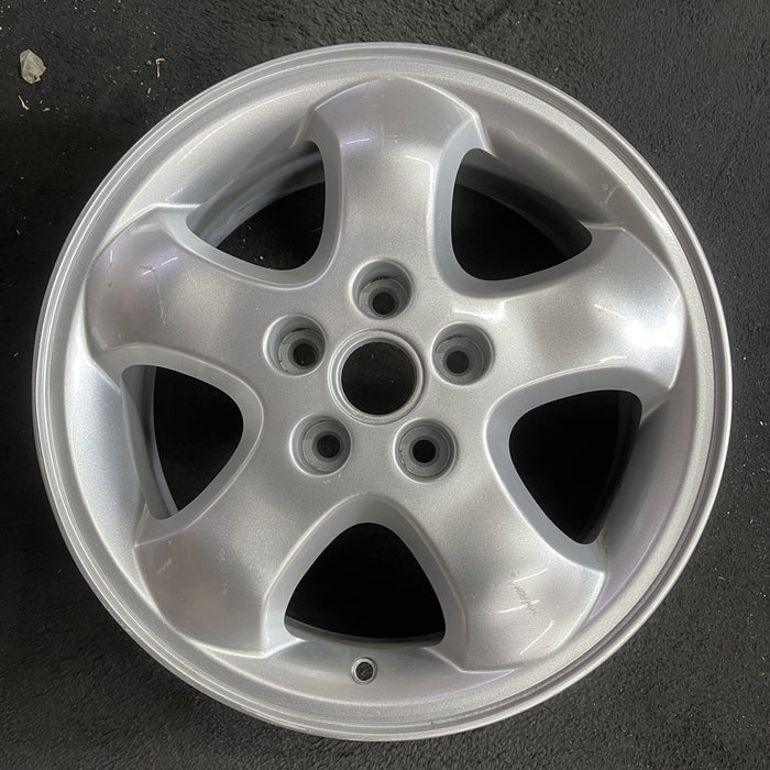 16" SATURN L SERIES 03-05 16x6.5, 5 spoke Original OEM Wheel Rim - Angle View